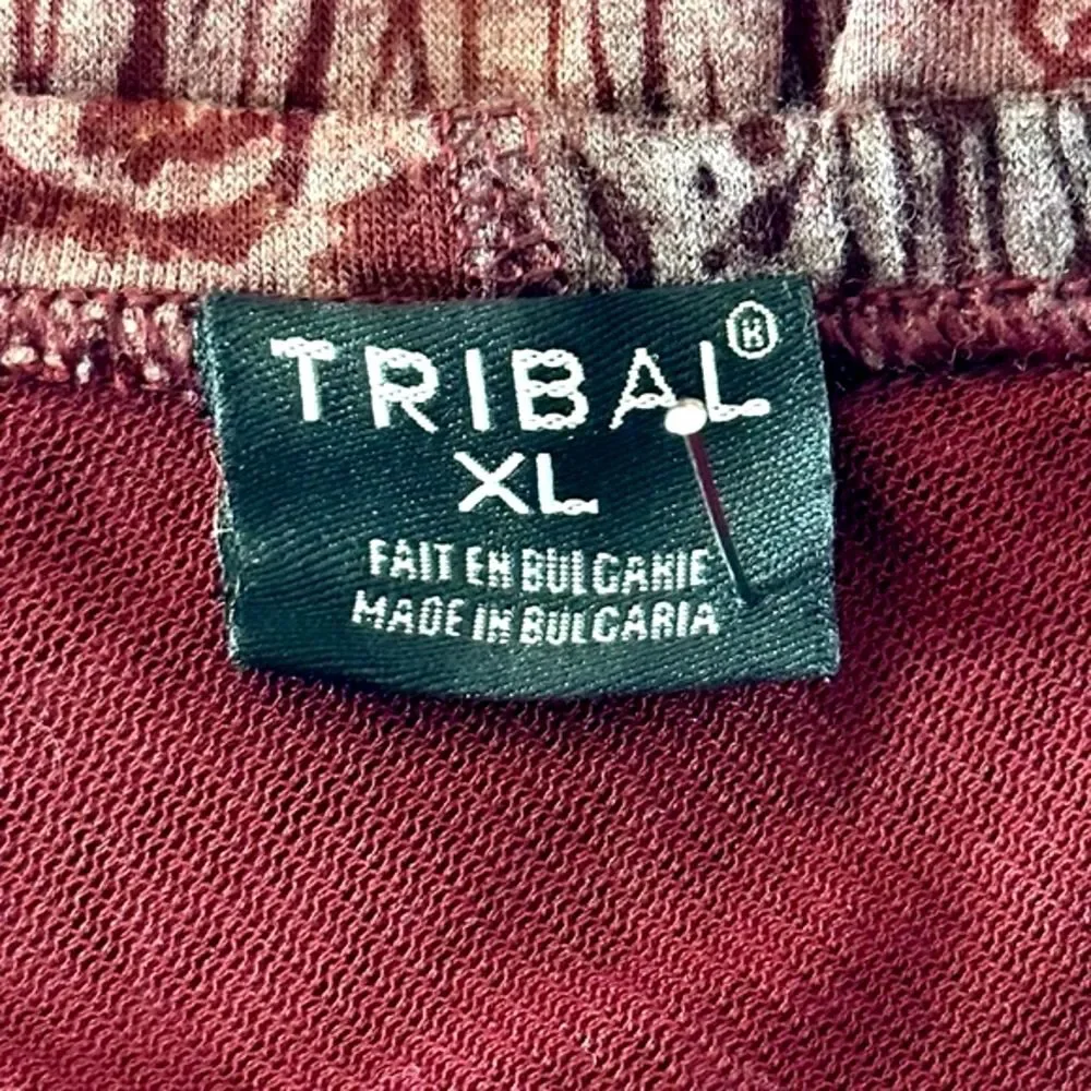 🌟 Vintage 90s Tribal A-Line Bias Skirt - Picture 5 of 5